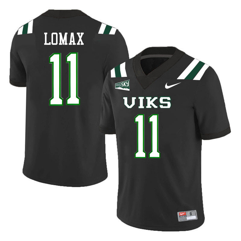 Portland State Vikings #11 Neil Lomax College Footbaall Jerseys,Uniforms Stitched-Black